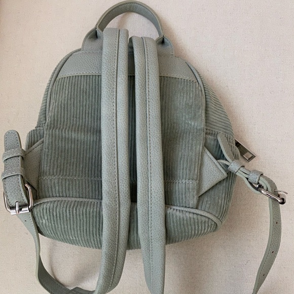 Pocket front corduroy mini backpack - Picture 4 of 10